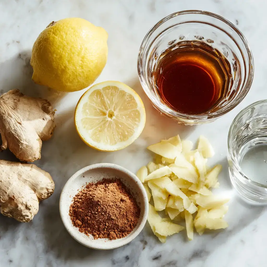 Super Drink for Weight Loss: The Ultimate Daily Fat-Burning Boost 2 ingredients for super drink for weight loss including lemon, ginger, vinegar, and cinnamon