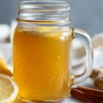 super drink for weight loss with lemon, ginger, and cinnamon